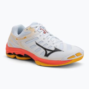 Кросівки волейбольні Mizuno Wave Voltage 2 white/fiery coral 2/citrus
