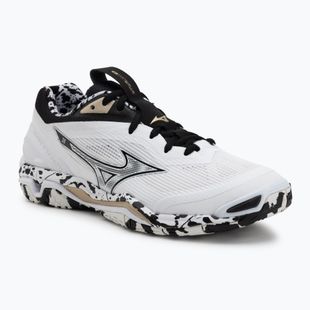 Кросівки гандбольні Mizuno Wave Stealth 6 white/black/ge gold
