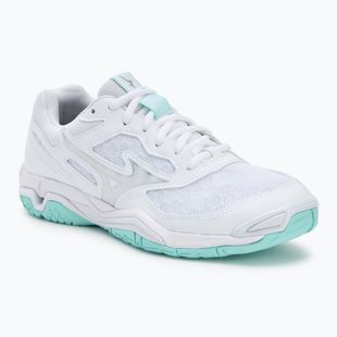 Кросівки гандбольні жіночі Mizuno Wave Phantom 3 white/blue tint