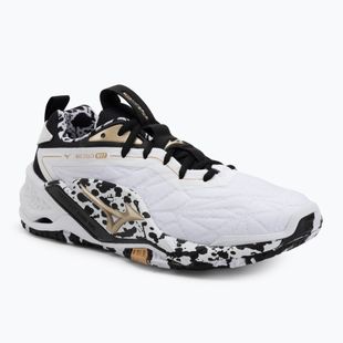Кросівки гандбольні Mizuno Wave Stealth Neo 2 white/black/ge gold