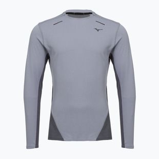 Лонгслів для бігу чоловічий Mizuno Tech Thermal Charge quiksilver