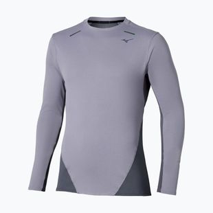 Лонгслів для бігу чоловічий Mizuno Tech Thermal Charge quiksilver