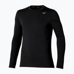 Лонгслів для бігу чоловічий Mizuno Core Impulse Tee black