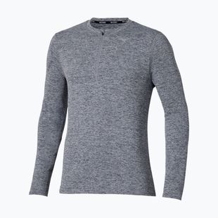 Лонгслів для бігу чоловічий Mizuno Core Impulse Half Zip Tee quicksilver