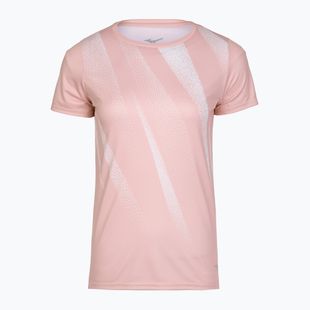 Футболка для бігу жіноча Mizuno Core Graphic Tee bleached mauve