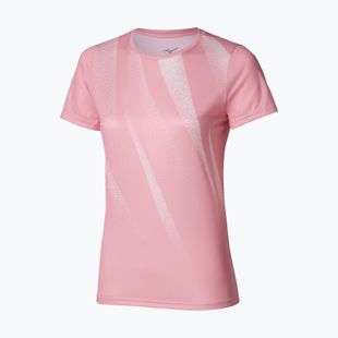 Футболка для бігу жіноча Mizuno Core Graphic Tee bleached mauve