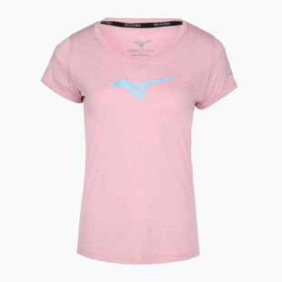 Футболка для бігу жіноча Mizuno Core Runbird Tee bleached mauve
