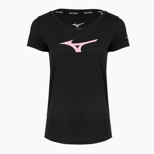 Футболка для бігу жіноча Mizuno Core Runbird Tee black/mauve