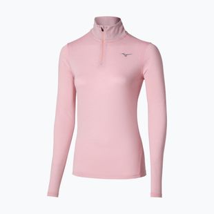 Кофта для бігу жіноча Mizuno Core Impulse Half Zip Tee bleached mauve