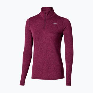 Кофта для бігу жіноча Mizuno Core Impulse Half Zip Tee dark purple