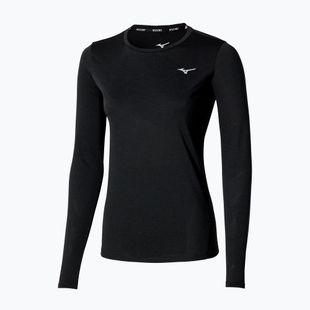 Лонгслів для бігу жіночий Mizuno Core Impulse Tee black