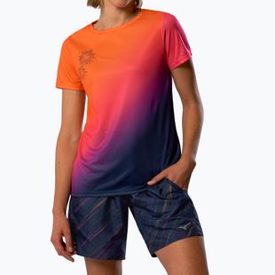 Футболка для бігу жіноча Mizuno Summer Pack QD Tee yuuyake