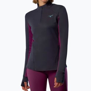 Кофта для бігу жіноча Mizuno Active Warm Half Zip baritone blue