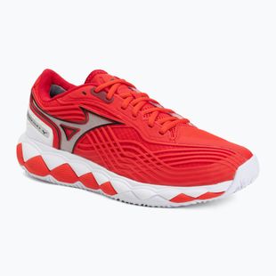 Кросівки тенісні Mizuno Wave Enforce Tour 2 CC fiery red/white/sun-dried toma