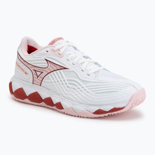 Кросівки тенісні жіночі Mizuno Wave Enforce Tour 2 CC white/pinkesque/barbados/cherr