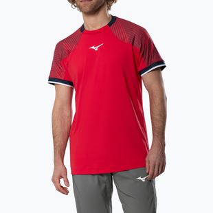 Футболка чоловіча Mizuno Stargazer Shadow Tee fiery red