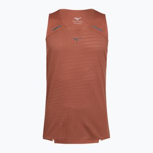 Футболка для бігу чоловіча Mizuno Tech Light Tank copper brown