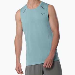 Футболка для бігу чоловіча Mizuno Active DryAeroFlow Tank Top aquifer