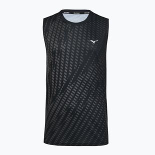 Футболка для бігу чоловіча Mizuno Core Graphic Sleeveless black/gray