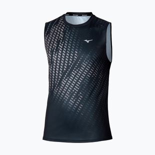 Футболка для бігу чоловіча Mizuno Core Graphic Sleeveless black/gray