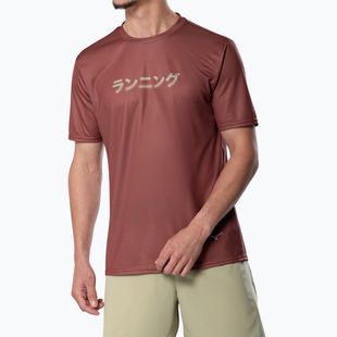 Чоловіча бігова футболка Mizuno Core Graphic Tee copper brown