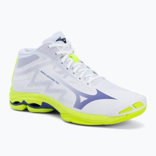 Кросівки волейбольні Mizuno Wave Lightning Pro Mid white/lighting yellow/dazzling blue