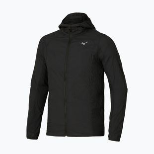 Куртка для бігу чоловіча Mizuno Tech Light Hooded black