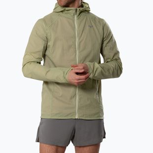 Куртка для бігу чоловіча Mizuno Tech Light Hooded elm