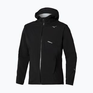 Куртка для бігу чоловіча Mizuno Trail Waterproof 20K Hooded black