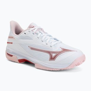 Кросівки тенісні жіночі Mizuno Wave Exceed Court CC W white/pinkesque/barbados cherr