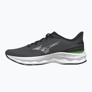 Кросівки для бігу чоловічі Mizuno Wave Serene 2 black/silver/glowing apple