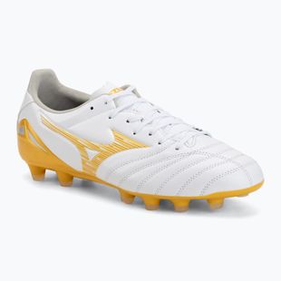 Кросівки футбольні Mizuno Morelia Neo IV Pro FG white/mp gold/cool gray 3c