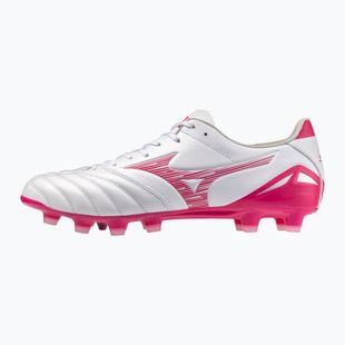 Кросівки футбольні Mizuno Morelia Neo IV Pro FG white/fuchsia purple/fuchsia purple