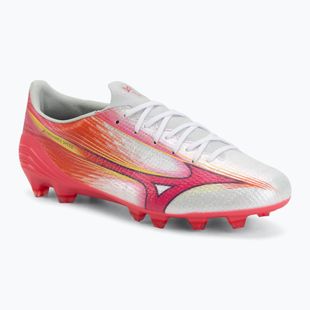 Кросівки футбольні Mizuno Alfa III Elite FG white/fuchsia purple