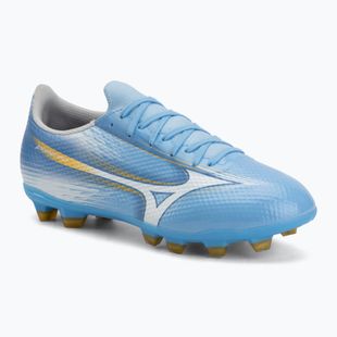 Кросівки футбольні дитячі Mizuno Alfa III Select Jr FG celeste/white