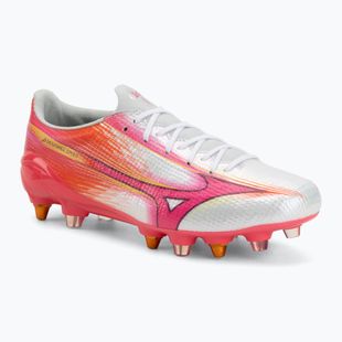 Кросівки футбольні Mizuno Alpha III Japan Mix white/fuchsia purple