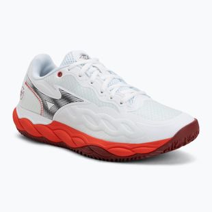 Кросівки тенісні чоловічі Mizuno Wave Enforce Court CC fiery red/white/sun-dried tomato