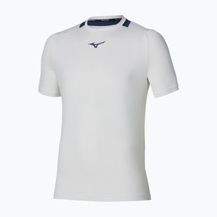 Футболка тенісна чоловіча Mizuno Tennis Core Short Sleeve Tee white/insignia blue