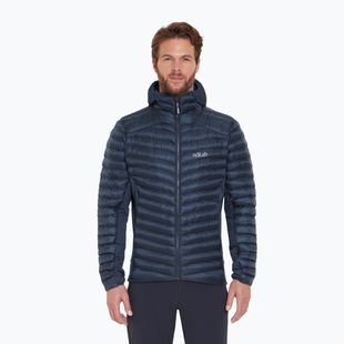 Куртка утеплена чоловіча Rab Cirrus Flex Hoody tempest blue