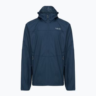 Куртка вітровка чоловіча Rab Windgather Hoody tempest blue