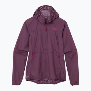 Куртка вітровка жіноча Rab Windgather Hoody mulberry