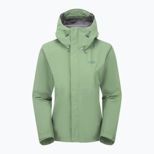 Куртка дощовик жіноча Rab Downpour fig green
