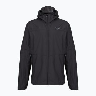 Куртка вітровка чоловіча Rab Windgather Hoody black