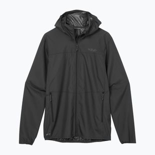 Куртка вітровка чоловіча Rab Windgather Hoody black