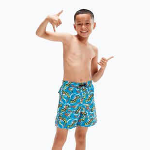 Шорти для плавання дитячі Boys Printed 15" Watershort Bolt/bright yellow/salso/lawn