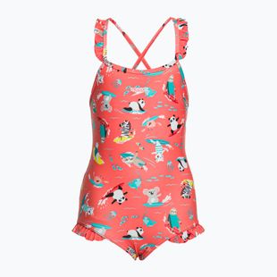 Купальник суцільний дитячий  Speedo Digital Frill Thinstrap Swimsuit помаранчевий 8-1288115155