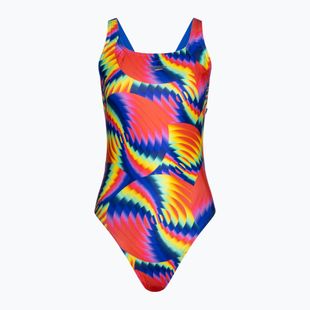 Купальник жіночий Speedo Allover Digital Leaderback watermelon/flare pink/man peel/lemon drizzle