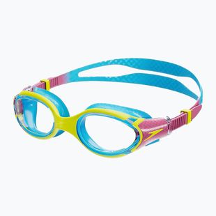 Окуляри для плавання дитячі Speedo Biofuse 2.0 lemon drizzle/kiki pink/picton blue