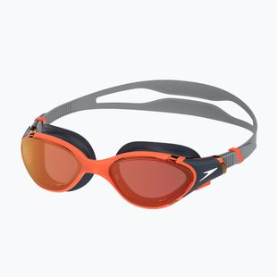 Окуляри для плавання Speedo Biofuse 2.0 Mirror amber wave/steel/crimson mirror