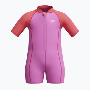 Купальник суцільний дитячий Speedo Learn To Swim Neoprene neon violet